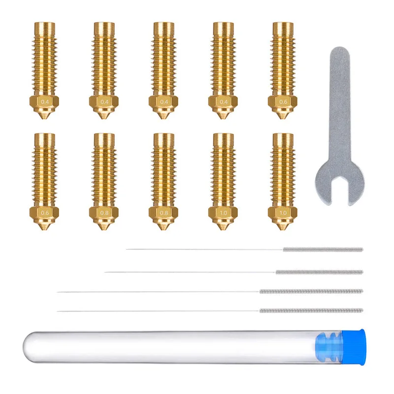Multi-Size Brass Nozzle Kit for Neptune 4 Series