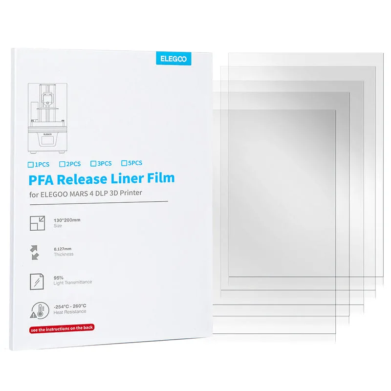 PFA Film for Mars 4 DLP (5 Pcs)