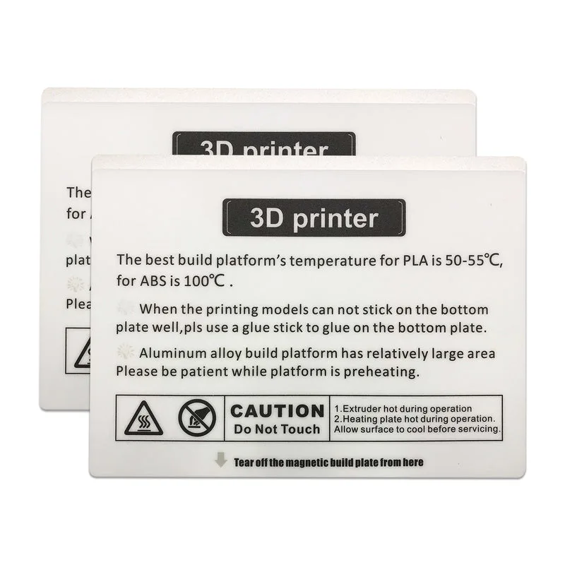 X-Plus Build Plate Sticker (2pcs)