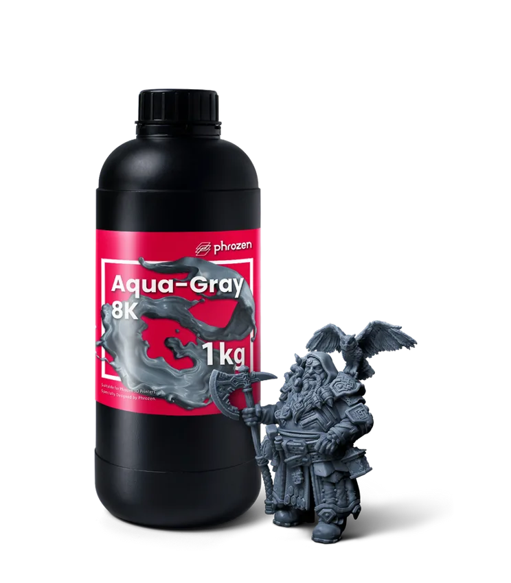 High-Resolution Aqua 8K Resin